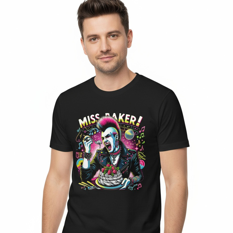 Tricou Negru T001N11 Miss Baker